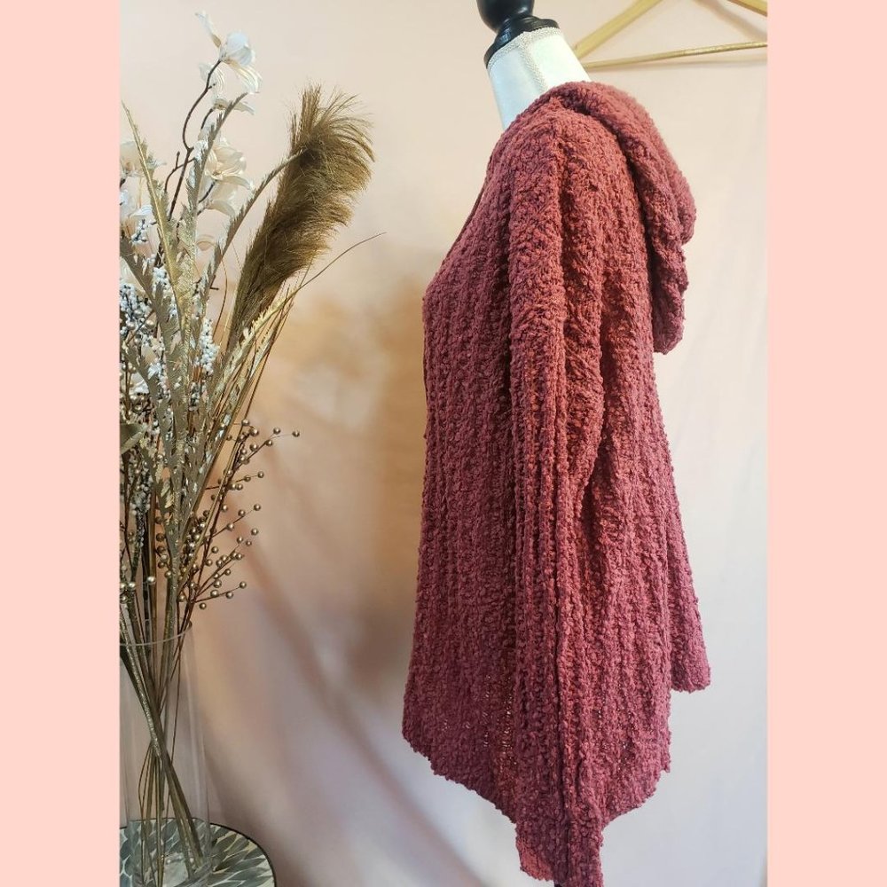 Soft Sweater Hoodie (Toasted Mauve) - Picture 2 of 3